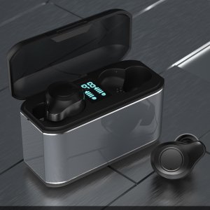 MGTEC 고급형 메탈케이스 배터리잔량표시 방수 고음질 블루투스이어폰 V70/듀얼DAC 180시간재생 무선이어폰
