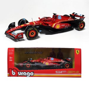 브라고 1:18 페라리 포뮬러 레이싱카 SF24 16번 샤를 르클레르 F1 다이캐스트 합금모형