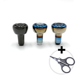 고멕서스 핸들 TA30 티타늄 노브 30mm 릴튜닝 스피닝릴 베이트릴 시마노 다이와 호환