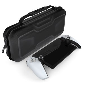 소니 PS Portal 플레이스테이션 포탈 호환 EVA 수납 하드 파우치 + 라인 엠보 실리콘 스틱캡 2P SET