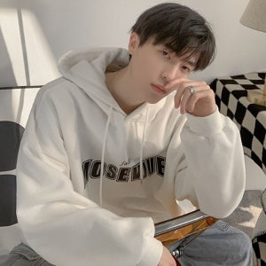 긴 팔 후드 티 간절기 오버 핏 기모 셔츠 남자 상의 남성 데일리 무난 한 디자인 세미 연출 룩 기본 예쁜