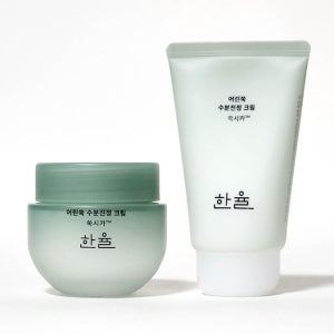 한율 어린쑥 수분진정 크림 55ml+튜브형55ml