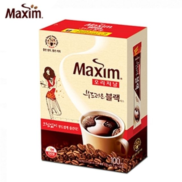 맥심 오리지날부드러운블랙 100T