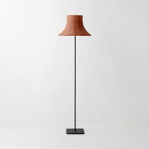 RATTAN 장스탠드 E26 KS1953F 라탄 + E26 LED 스마트전구 9W 컬러 세트