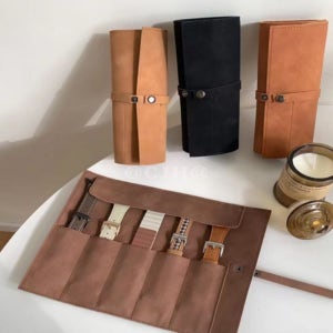 분리형 와인더 소프트 시계줄보관함 워치스트랩 4컬러 파우치