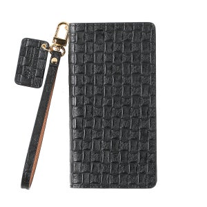 어반웨스트 아이폰12프로맥스 메쉬엠보 다이어리 가죽케이스