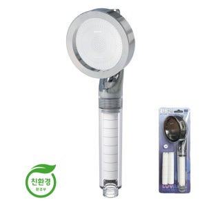 와토스샤워 블라썸 이물질 정수 헤드 리버블 샤워기헤드 절수형 필터교체형 필터3개 WP401