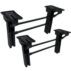 접이식 쌍다리 2개 1set 블랙 가구다리 밥상 교자상 좌식 테이블 발통 다리발 가구발