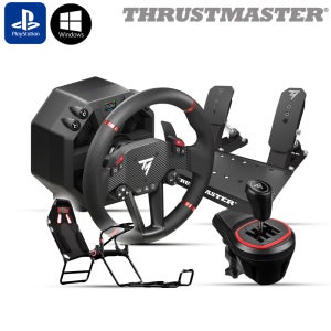 트러스트마스터 T598 DD 다이렉트트라이브 레이싱휠, TH8S 쉬프터, 넥스트 레벨 레이싱 GT Lite 시트 패키지 (PS5,PC용) PO