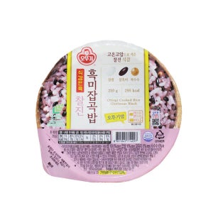 오뚜기 식감만족 흑미잡곡밥 210g X 24개/ 즉석식품/ 즉석밥