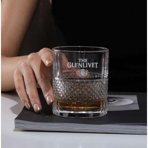 글렌리벳 위스키잔 전용잔 온더락 크리스털 글라스 양주잔 유리잔