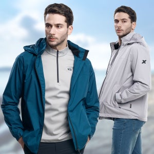 남성 골프 바람막이 집업 자켓 남성 후드 골프웨어 스윙 방풍재킷 (M6SJ28)