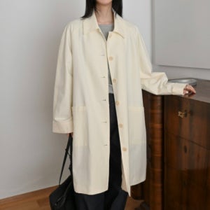 [심플베이지]베논트렌치 코트