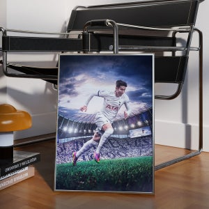 손흥민 굿즈 토트넘 브로마이드 인테리어 액자 이강인 포스터 축구선수 김민재 황희찬