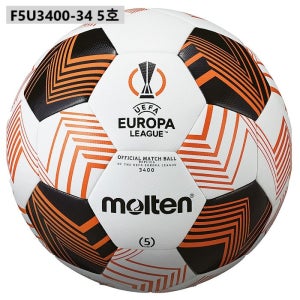 몰텐 2023/24 유로파리그 매치볼 레플리카 F5U3400-34 축구공 5호 트레이닝 연습용