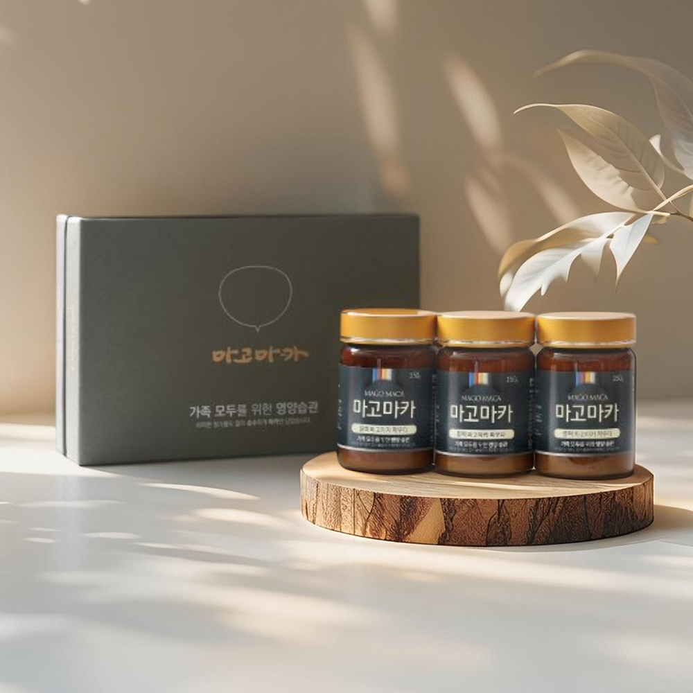 <b>남성용</b> 블랙마카 가루 150g x 3병 선물세트 페루산 블랙마카 100% 분말 파우더