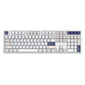 (사무용 유무선키보드) GK798PRO 3모드 폼떡 가스켓 저소음기계식키보드 오션 화이트, 문라이트 도독, 35g