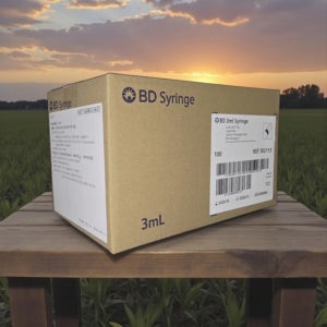 BD 루어락 주사기 3CC / 3ml 100EA 시린지 302113