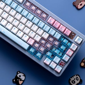 Soulcat 고함량 PBT 염료승화 + PC 키캡 167키 (픽셀 고양이)