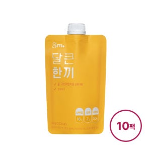 GRN 달큰한끼 50g x 10팩 단호박 프로틴 쉐이크 단백질 식사대용