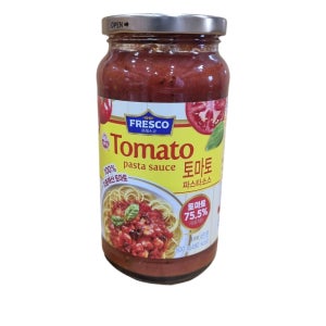 오뚜기 프레스코 토마토 스파게티소스(소비기한 25년 12월 1일 이후) 600g, 4개