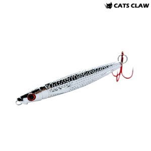 캣츠크로우 멸치지그 크롬 메탈지그 트레블훅, 100g