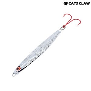 캣츠크로우 멸치지그 크롬 메탈지그 더블훅, 80g