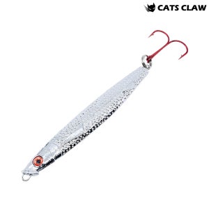 캣츠크로우 멸치지그 크롬 메탈지그 더블훅, 100g