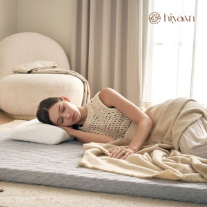 하이얀 허리편한 하품토퍼 6cm 고밀도 메모리폼 접이식 토퍼 매트리스 슈퍼싱글 SS