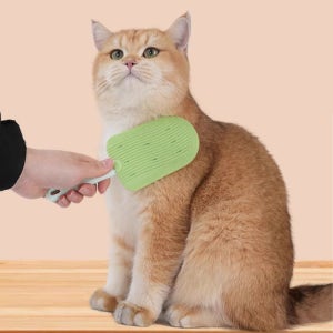 카무라라 고양이 실리콘 브러쉬 강아지 털제거 청소기 정리 빗