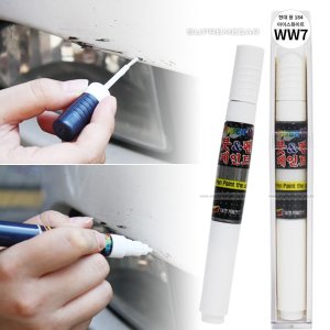 카페인트 붓펜 현대 WW7 아이스화이트 LF소나타 그랜져HG 아슬란 셀프도색 자동차 흠집