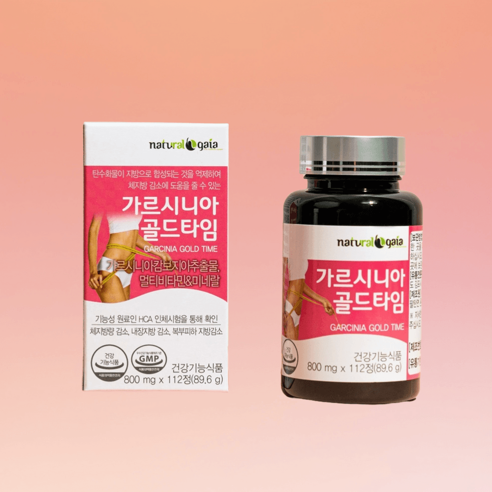 내츄럴<b>가이아</b> 가르시니아 골드타임 고함량 가르시니아 다이어트보조제 체지방 탄수화물 <b>컷팅제</b> 112정