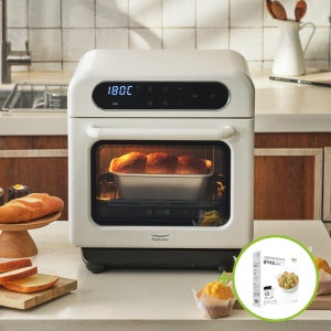 [종이호일 증정]풀무원 스팀쿡 베이직 에어프라이어 12L (AV12E10CC)