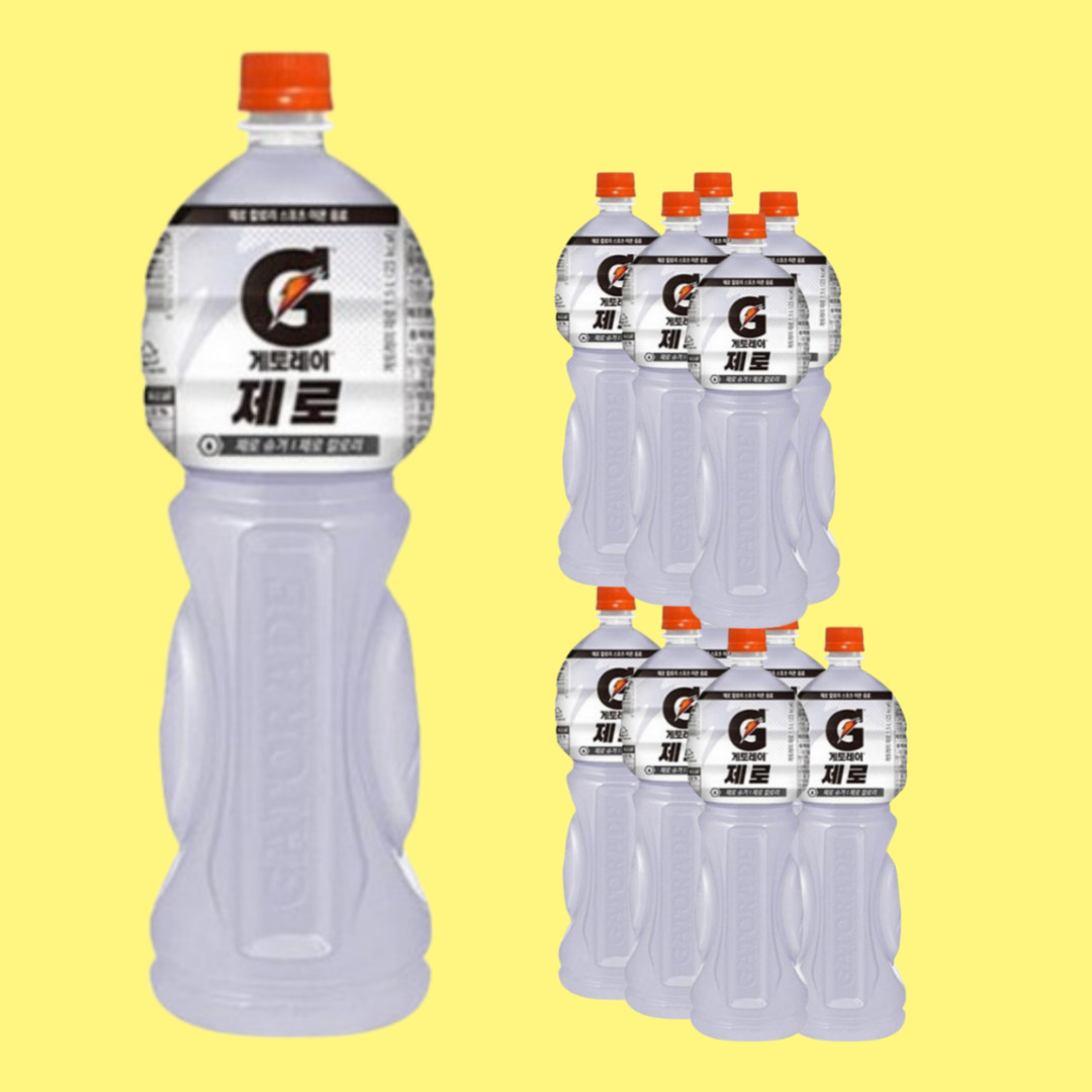 <b>게토레이</b> 제로 스포츠 이온음료 1.5L, 12개