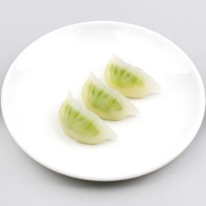 야채 만두 모형 8.2cm 음식모형 모조 식품 한식 요리 전시 장식 UR