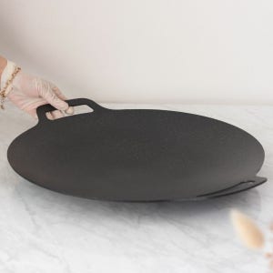 세신 IH 그리들 캠핑 국산 인덕션 통주물 고기불판 솥뚜껑 삼겹살 ZZ 40cm
