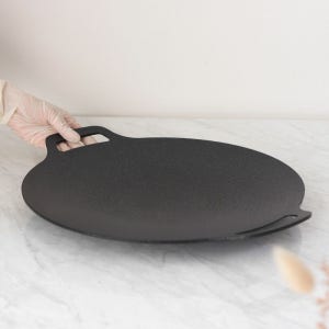세신 IH 그리들 캠핑 국산 인덕션 통주물 고기불판 솥뚜껑 삼겹살 ZZ 36cm