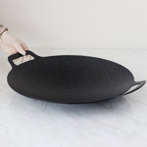 세신 IH 깊은 그리들 캠핑 인덕션 고기불판 국물 볶음 솥뚜껑 ZZ 38cm