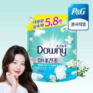 다우니 엑스퍼트 실내건조 프레시 클린 초고농축 섬유유연제 리필 4.1L 1개
