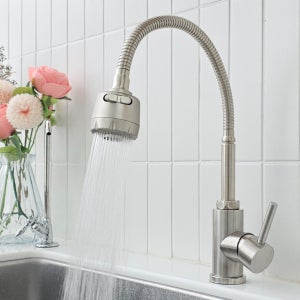 싱크대수전 주방 수전 수도꼭지 셀프교체 원홀 코브라 무광