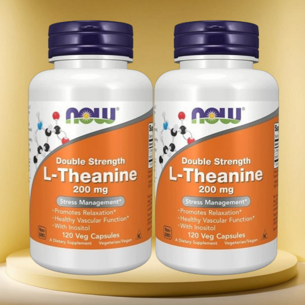 <b>나우푸드</b> L <b>테아닌</b> 200mg 120캡슐, 2개