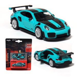 마이스토 1:64 스피드 아이콘 포르쉐 911 GT2 RS 블루 다이캐스트 미니카 도어열림