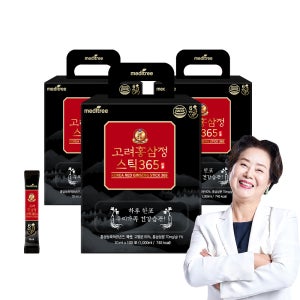 메디트리 고려 홍삼정 365 스틱 3박스 100포 대용량 원액 진액 액기스 농축액 추출액