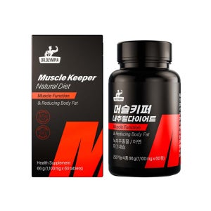 머슬키퍼 내추럴다이어트 녹차추출물 아연 마그네슘 닥터올림피아 60정, 1개