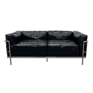 LC3 가죽 빈티지 거실 사무실 2인 소파 LC3 Sofa 접촉면 소가죽