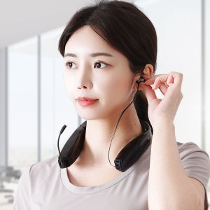 디지톡 나노Q3 화이트 넥밴드 디지털 생활무전기