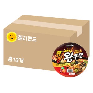 팔도 짬뽕 왕뚜껑 110g X 18개 (1BOX)