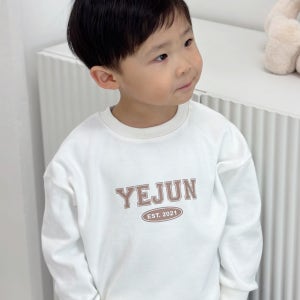 이니셜 이름 커스텀 티셔츠 맨투맨 아동 단체티