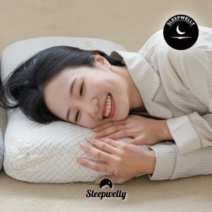 슬립웰리 더 블랙 경추베개 목디스크 거북목 일자목 옆으로자는 깊은잠 숯텍스 배게