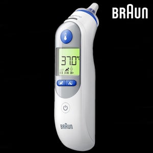 브라운 귀체온계 IRT-6525KO 필터 21개 포함 육아용품 아기 신생 야간모드